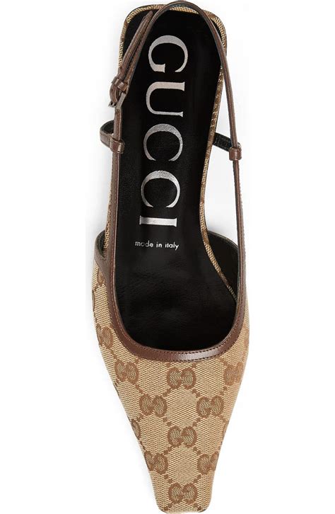 gucci demi gg slingback.